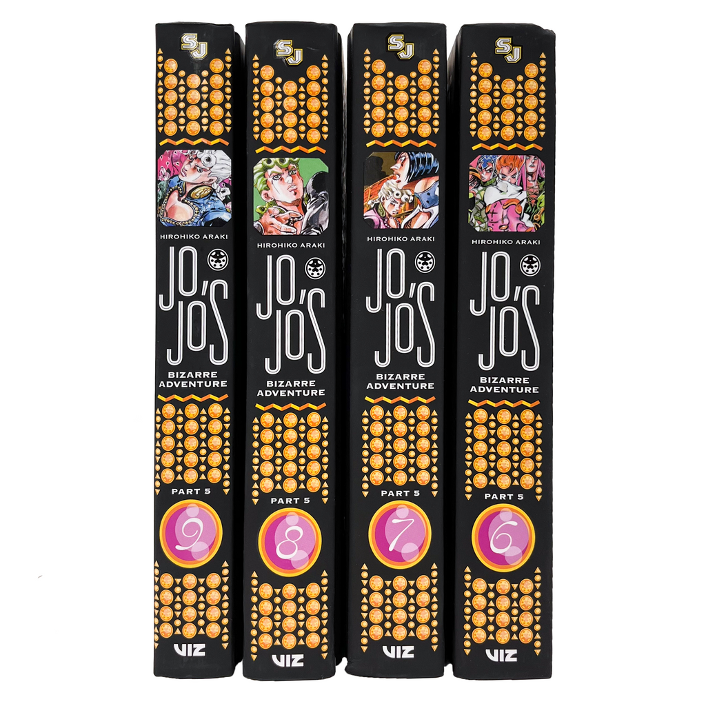 JoJo's Bizarre Adventure Part 5- Golden Wind Series 4 Books Collection