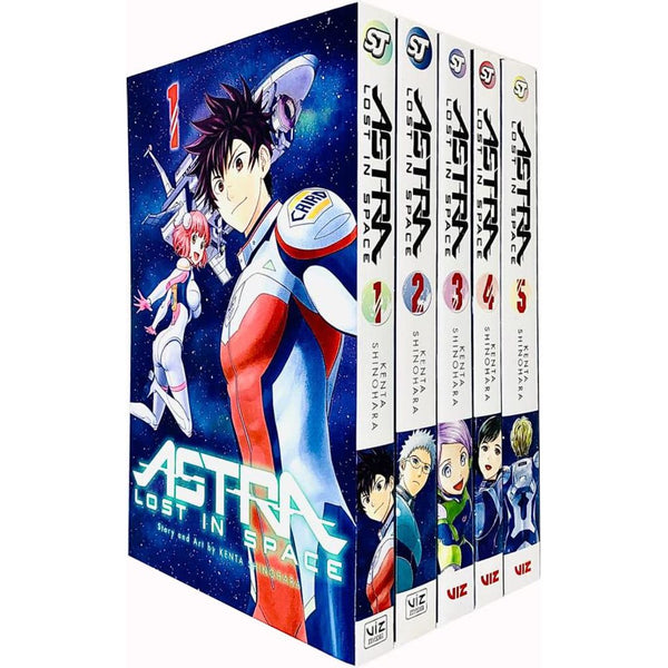 Astra Lost in Space Volume 1-5 Collection 5 Books Set By Kenta Shinohara (Planet Camp, Star of Hope, Secrets, Revelation, Friendship)