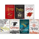Giordano Bruno Series 7 Books Collection Set by S. J. Parris (Heresy, Prophecy, Sacrilege, Treachery, Conspiracy, Execution and Alchemy)