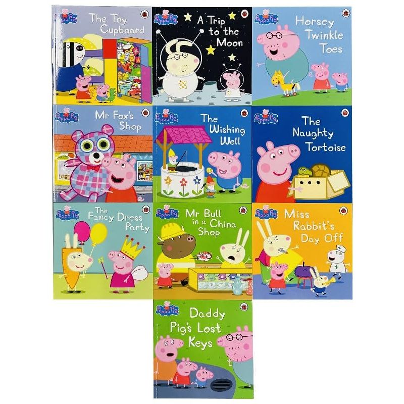 Peppa Pig 10 Book Set with CD (Orange Bag) – The Toy Cupboard, Trip to