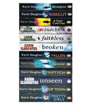 Karin Slaughter Will Trent Atlanta Series 12 Books Collection Set Triptych, Cop Town, Fractured, Fallen, Indelible, Broken