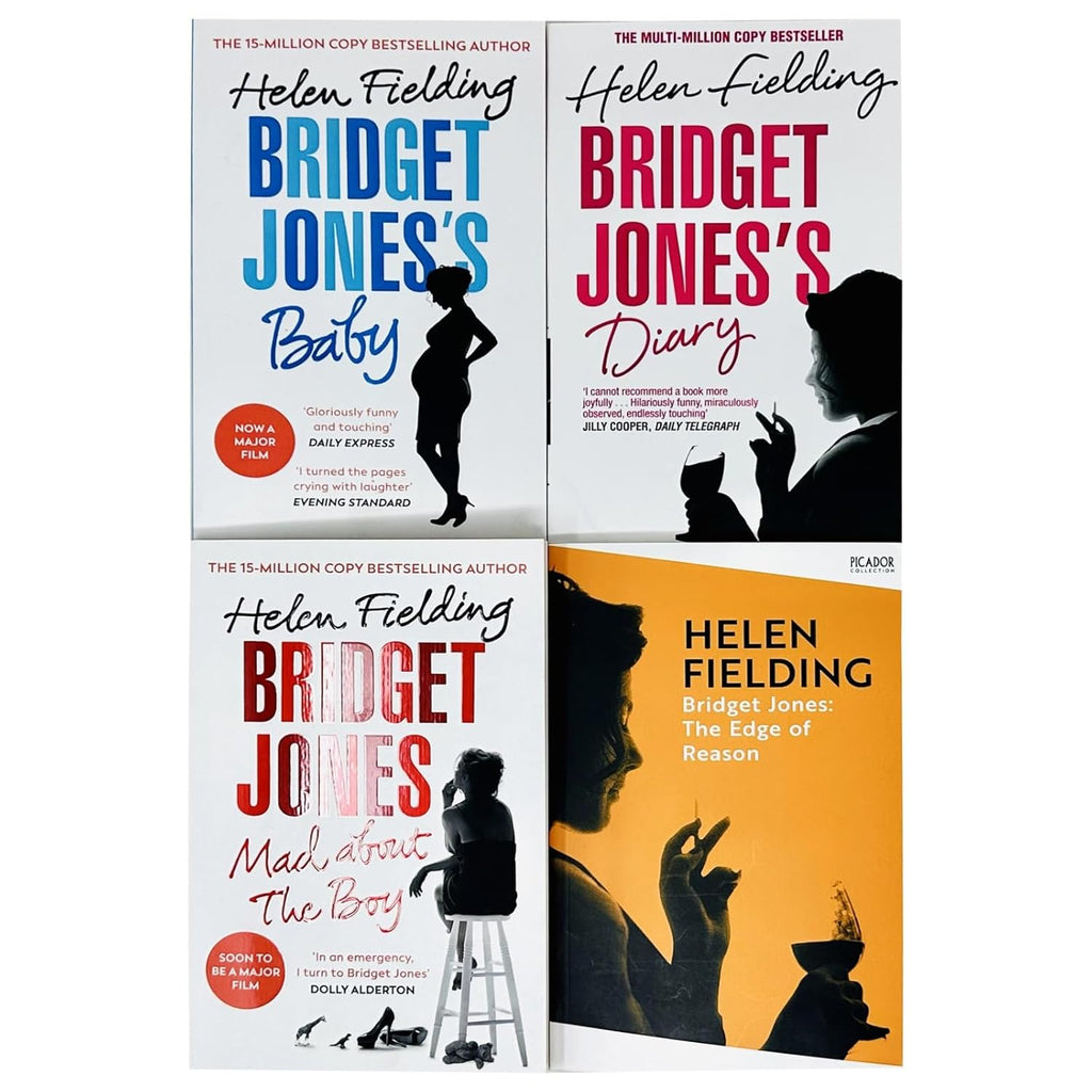 Bridget Jones Series By Helen Fielding Complete Books Collection Set