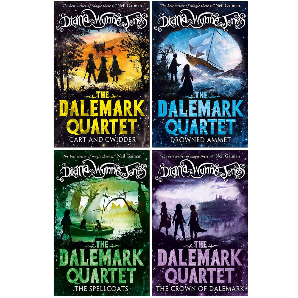 Diana Wynne Jones Dalemark Quartet Series 4 Books Collection Set (Cart