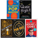 Ultimate Popmaster, Collins Quiz Night, Collins Quiz Master, Collins Pub Quiz and Richard Osman's House of Games 5 Books Collection Set