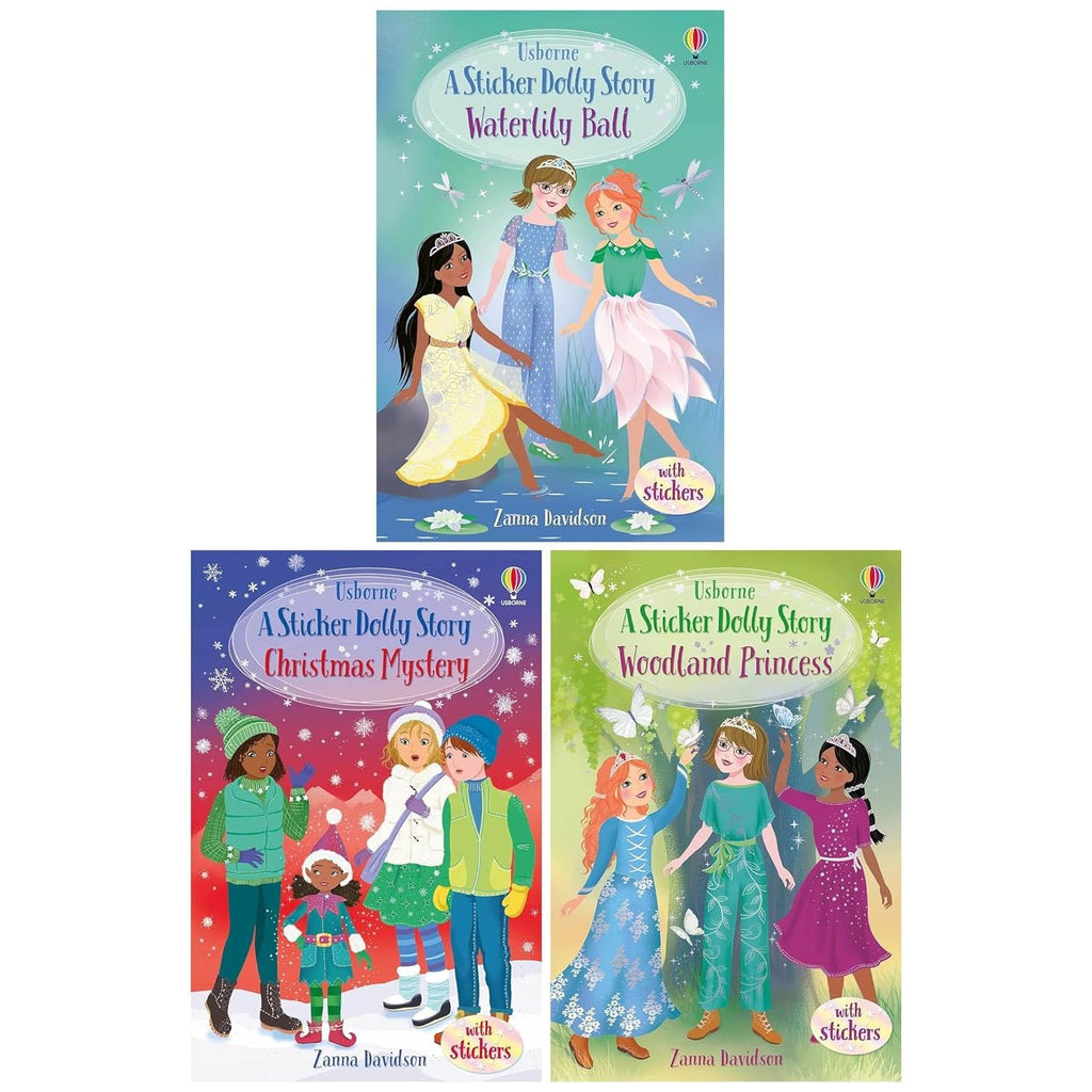 Sticker Dollies Stories 3 Books Collection Set (Sticker Dolly Stories