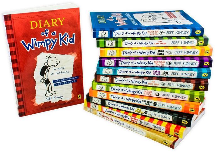 Diary of a Wimpy Kid 12巻セット 12 X Diary of a Wimpy Kid by Jeff Kinney - 12 Books Collection Set