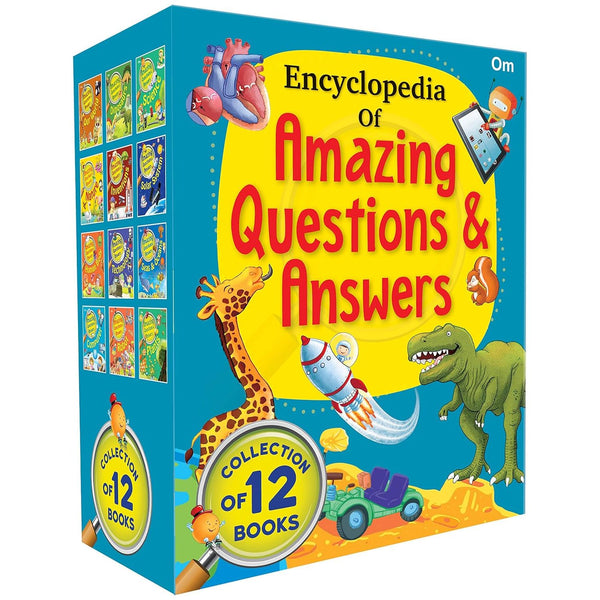 Encyclopedia of Amazing Questions & Answers 12 Books Collection Box Set (Science, Solar System, Human Body, Our World & More!)