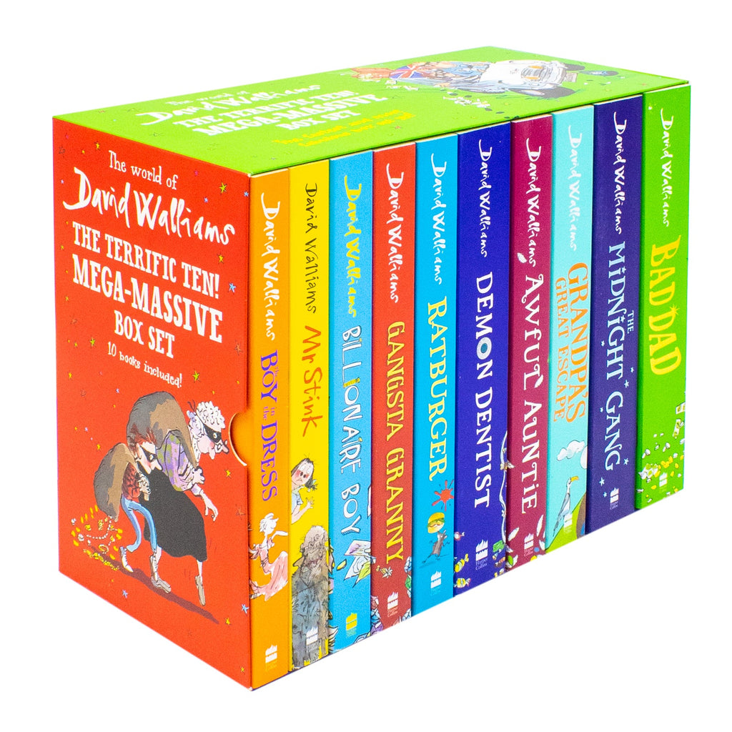 The World Of David Walliams Terrific Ten 10 Books Collection Box Set