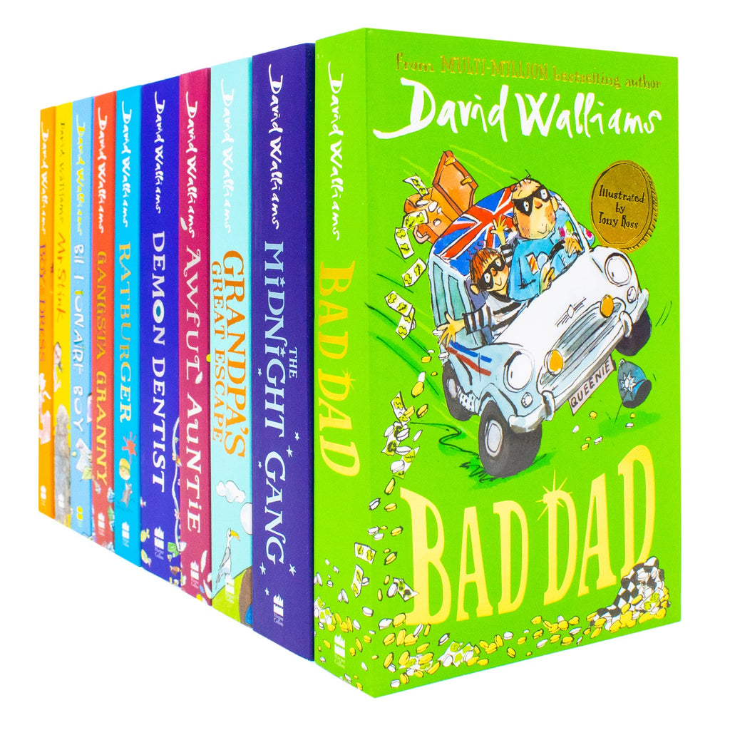 The World Of David Walliams Terrific Ten 10 Books Collection Box Set