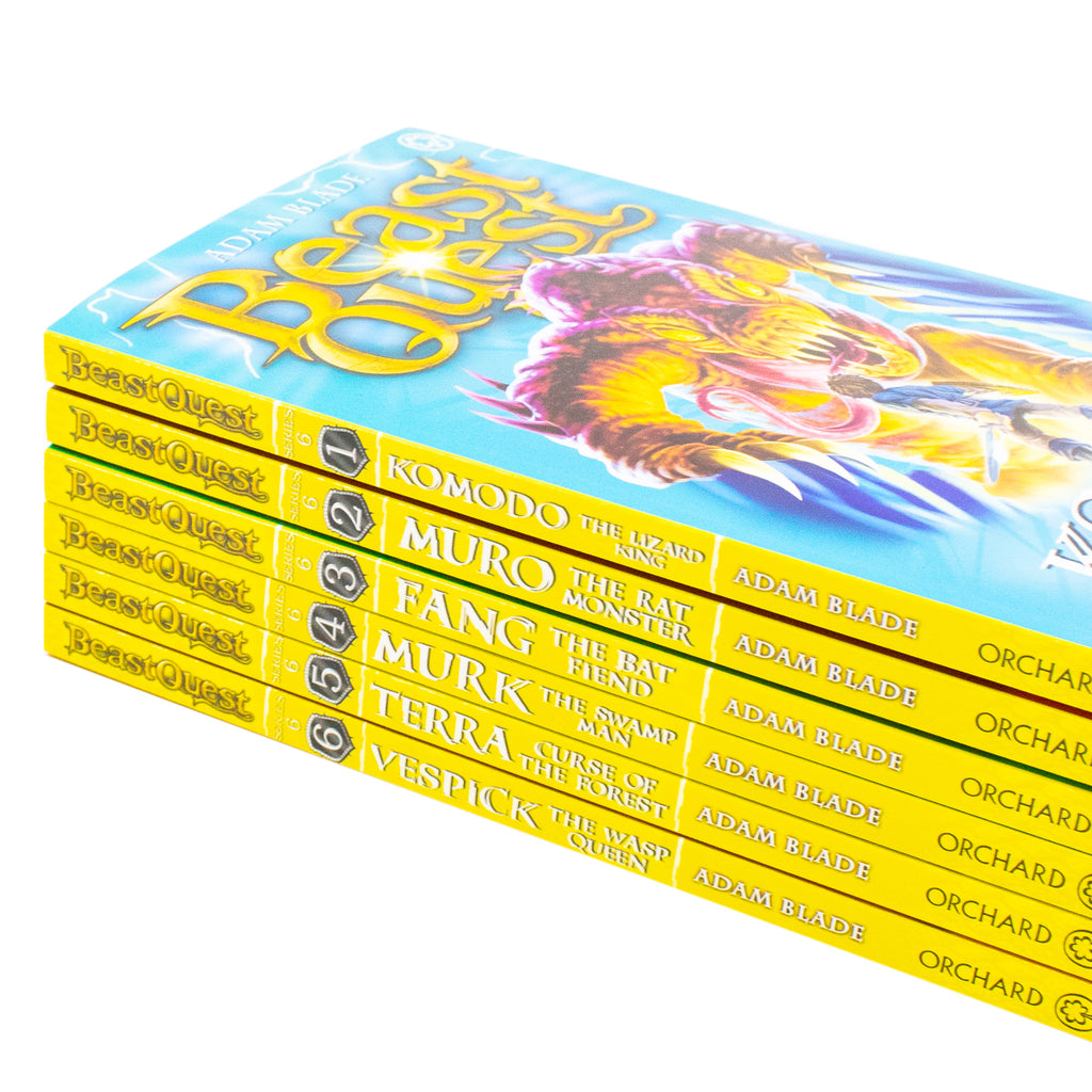 Beast Quest Series 6 The World Of Chaos 6 Books Collection Box Set