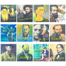 The Great Artists 12 Books Collection Set (Da Vinci, Monet, Picasso, Van Gogh...)
