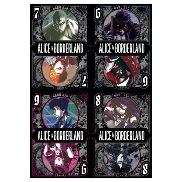 Alice in Borderland 4 Books Collection Set (Volumes 6-9) by Haro Aso