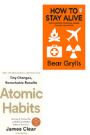 How to Stay Alive, Atomic Habits 2 Books Collection Set