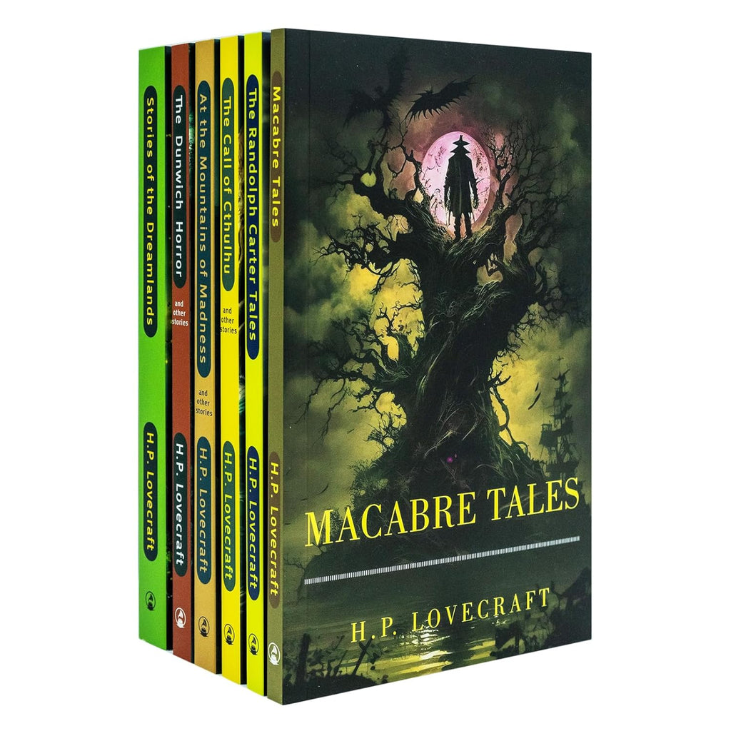 The H. P Lovecraft 6 Books Collection Set (Macabre Tales, At the Mount