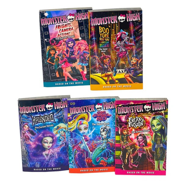 Monster High Junior Novel Collection Books Set Boo York, Boo York Ha