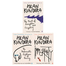 Milan Kundera Collection 3 Books Set (The Unbearable Lightness of Being, Immortality and The Book of Laughter and Forgetting)