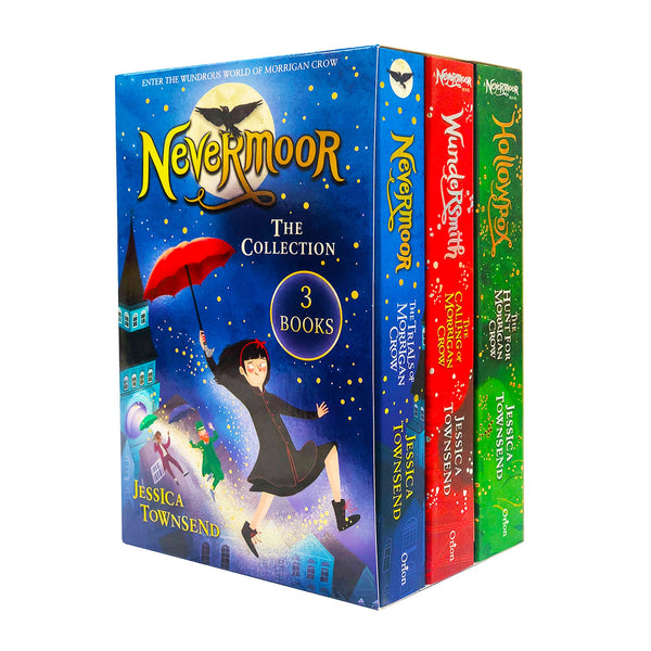 BOX MISSING - Morrigan Crow Series Collection 3 Books Box Set by Jessica Townsend (Hollowpox, Nevermoor, Wundersmith) (Copy)
