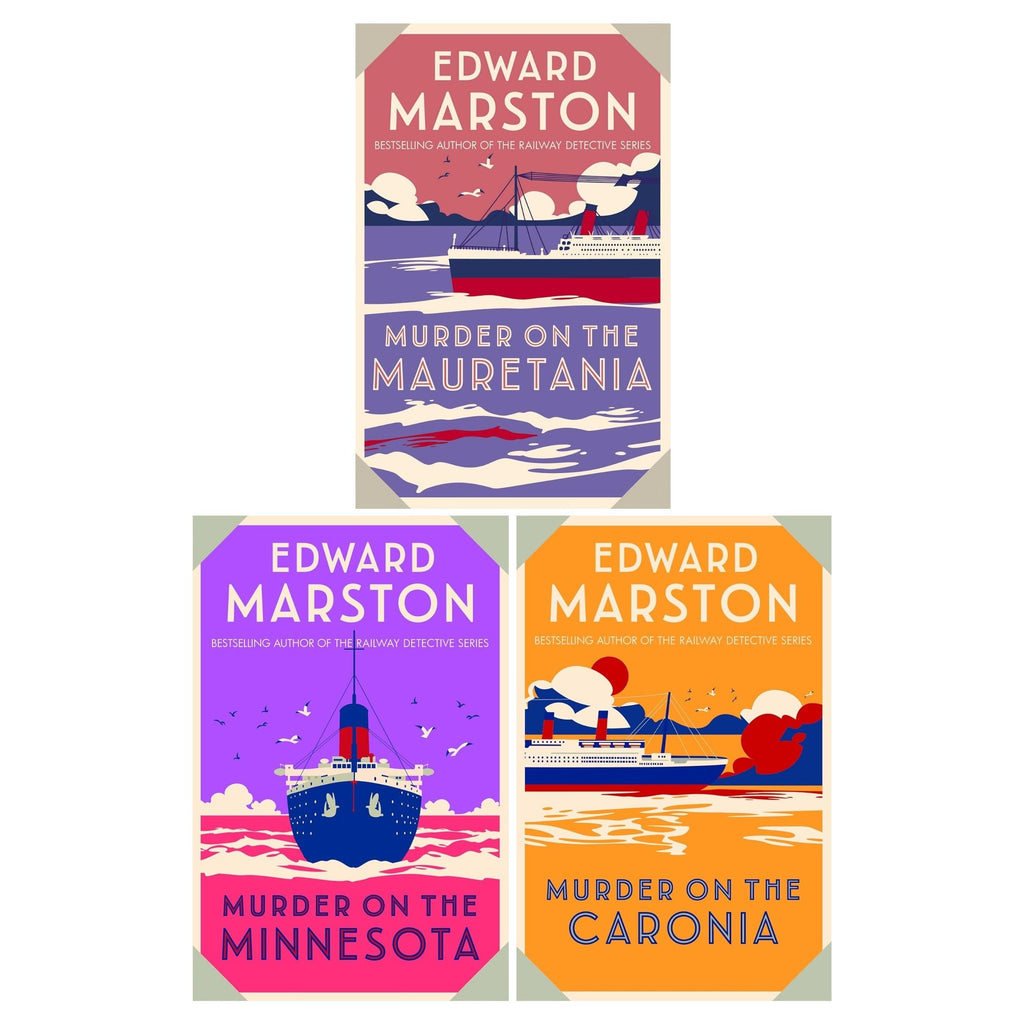 Edward Marston Ocean Liner Mysteries Collection 3 Books Set