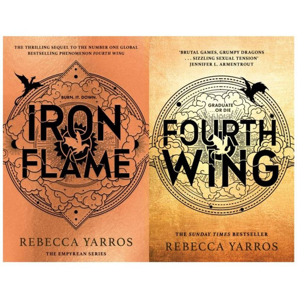 The Empyrean Series 2 Books Collection Set by Rebecca Yarros - Iron Flame, Fourth Wing