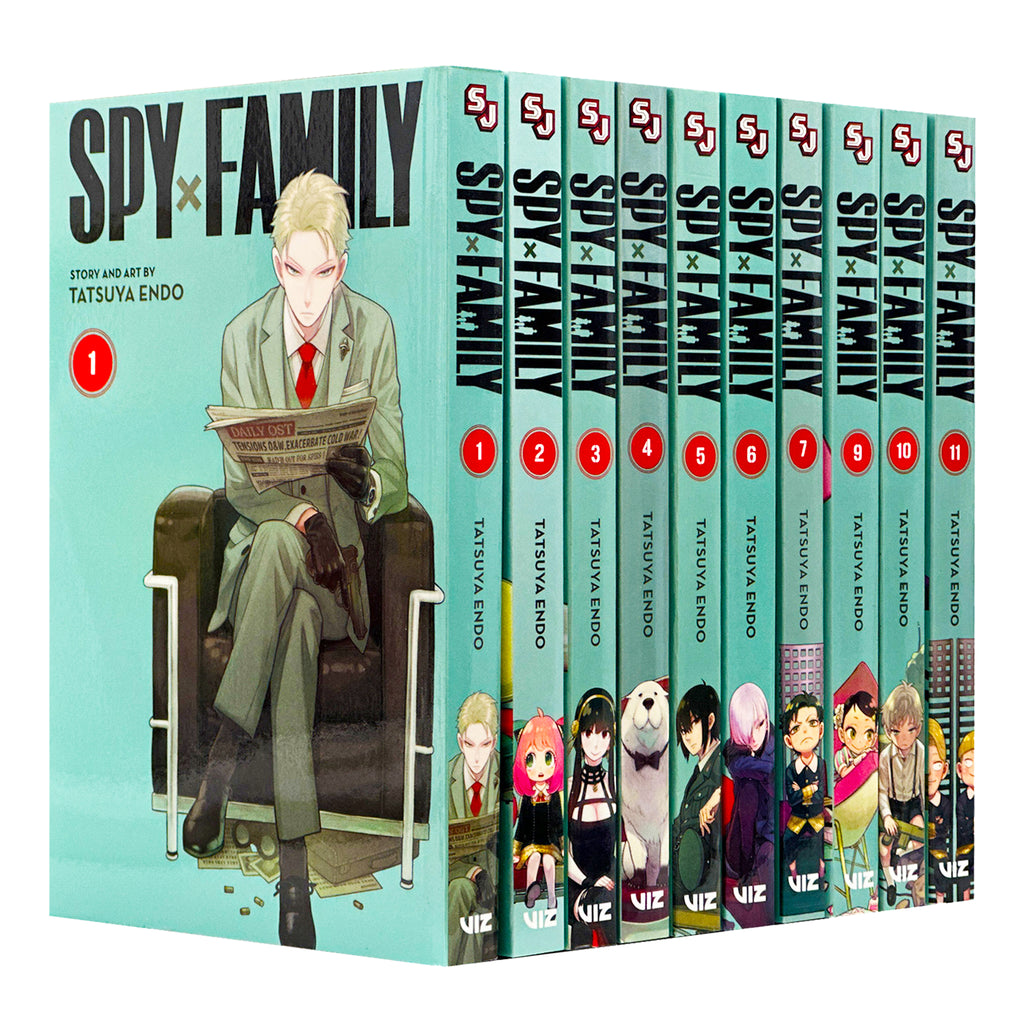 Spy x Family Collection 10 Books Set Volumes 1,2,3,4,5,6,7,9,10,11 by