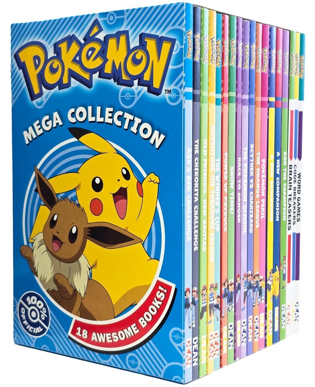 Pokemon Mega Collection 18 Books Box Set – Games, Puzzles & Adventure