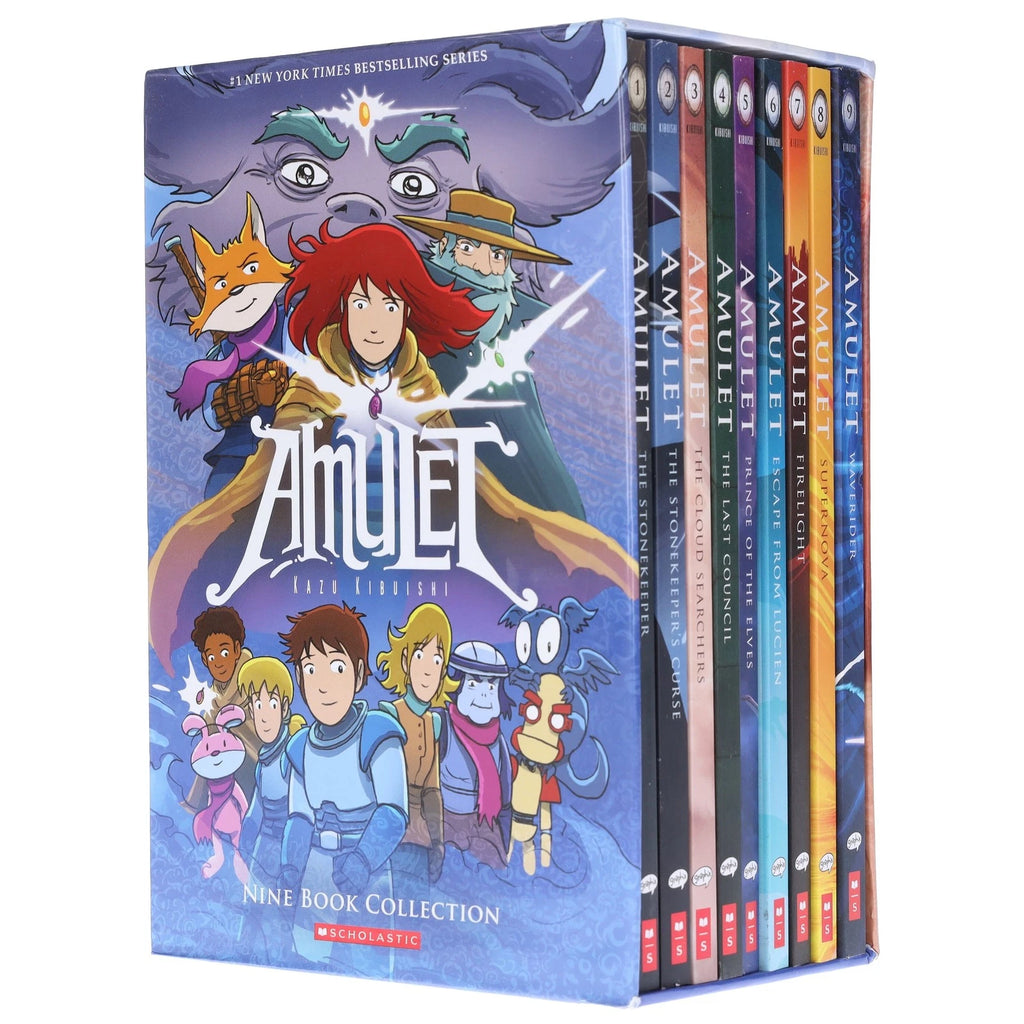 Amulet 8 Books Box Set Collection - Supernova, Firelight