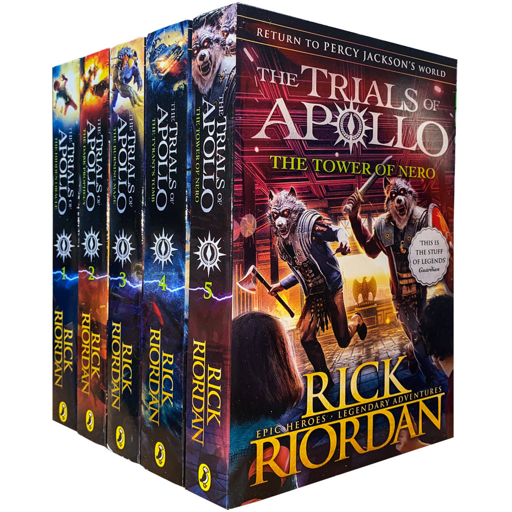Rick Riordan 5 Books Collection Set