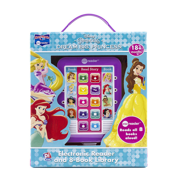 SLIGHTLY DAMAGE - Disney Princess Ariel, Rapunzel, Belle, and More! Dream Big Princess Me Reader and 8 Book Library