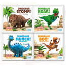 Dinasour Books, World of Dinosaur Roar Book Series - Kids Book Collection Set 1-4 (Dinosaur Roar, Dinosaur Boo, Dinosaur Munch, Dinosaur Stomp)