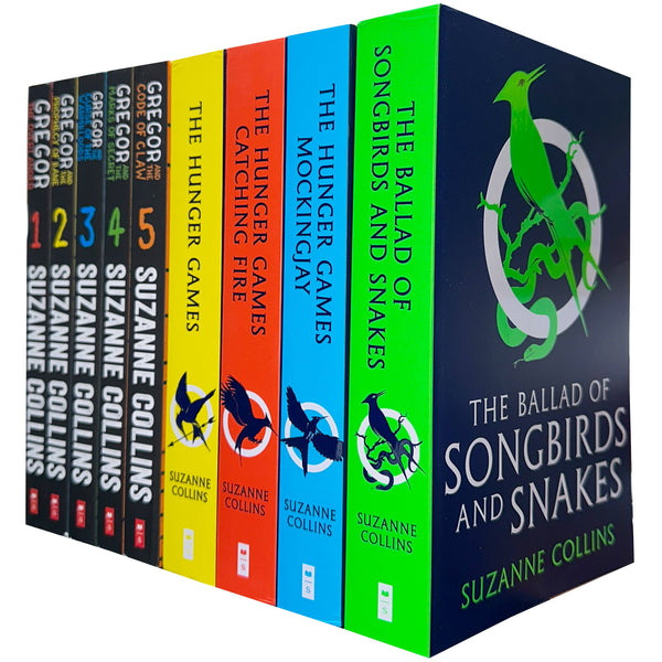 Hunger Games and Underland Chronicles Collection 9 Books Set by Suzanne Collins
