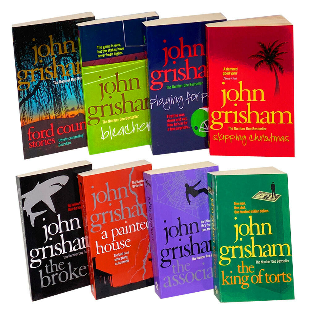 John Grisham Collection 8 Books Set Series 2 Bleachers, Skipping Chris