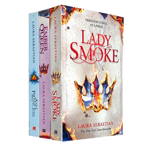 Ash Princess Trilogy Series 3 Books Collection Set By Laura Sebastian (Ash Princess, Lady Smoke, Ember Queen)