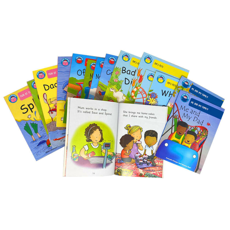 ["9781526302809", "children reading books", "Childrens Books (5-7)", "cl0-PTR", "junior books", "read at home", "read with biff chip kipper", "start reading box set", "start reading collection"]