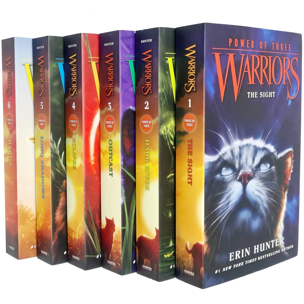 Warriors Series 3 Power of Three - 6 Collection Set By Erin Hunter