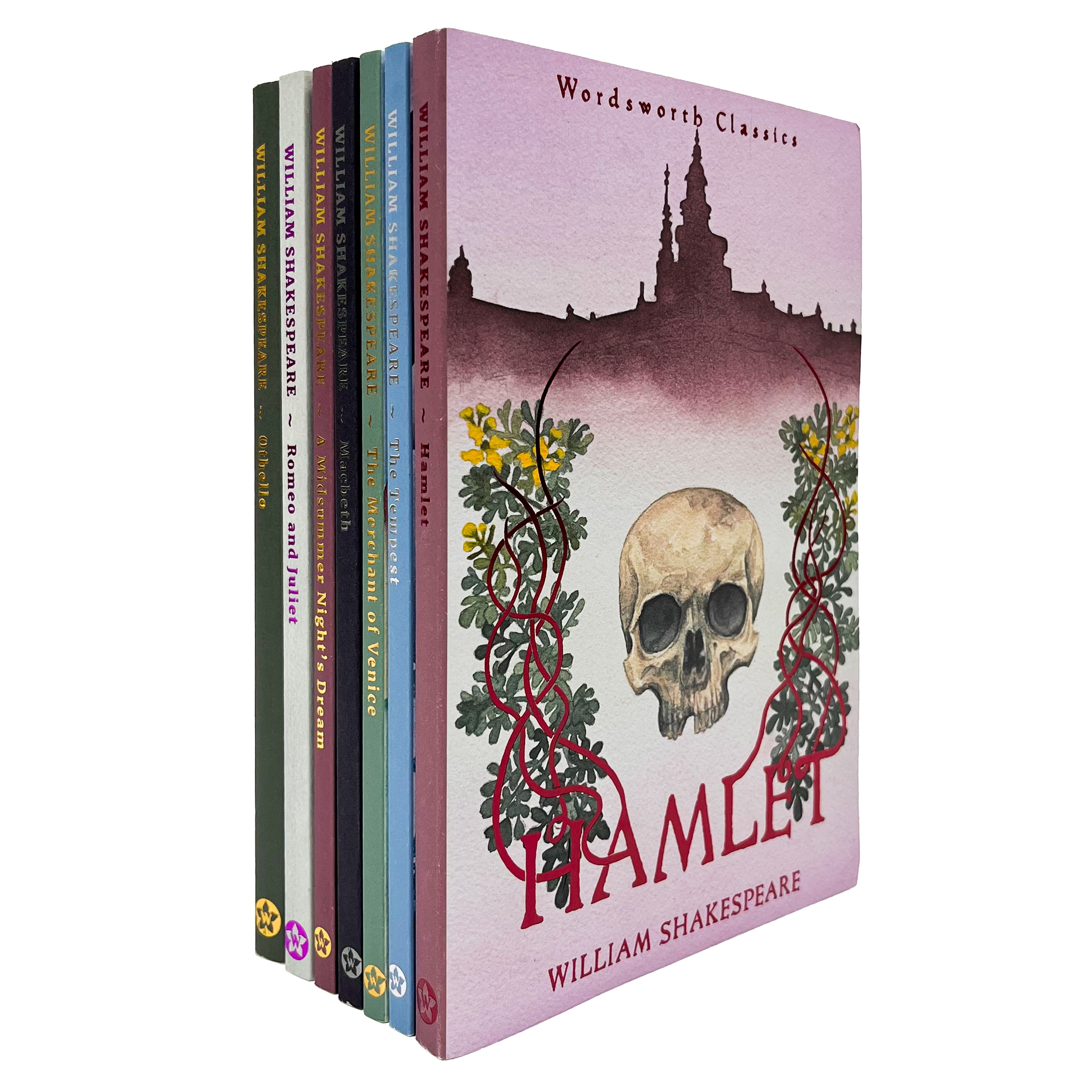 William Shakespeare Greatest Works Collection 7 Books Set (Hamlet, The