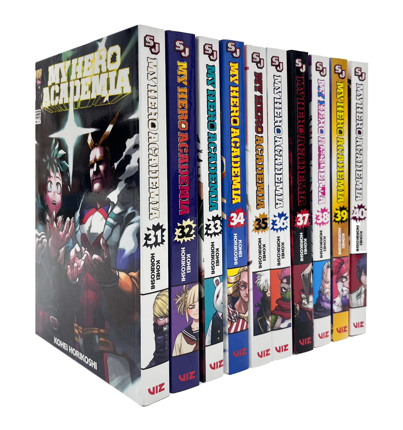 ["9780678467237", "Anime & Manga", "anime books", "anime manga books", "comics", "comics and graphic novels", "comics books", "Comics Graphic Novels", "japanese comics", "kohei horikoshi", "manga", "manga books", "manga books set", "manga collection", "my hero academia", "my hero academia books set", "My Hero Academia Volume 31", "My Hero Academia Volume 32", "My Hero Academia Volume 33", "My Hero Academia Volume 34", "My Hero Academia Volume 35", "My Hero Academia Volume 36", "My Hero Academia Volume 37", "My Hero Academia Volume 38", "My Hero Academia Volume 39", "My Hero Academia Volume 40", "young adults"]
