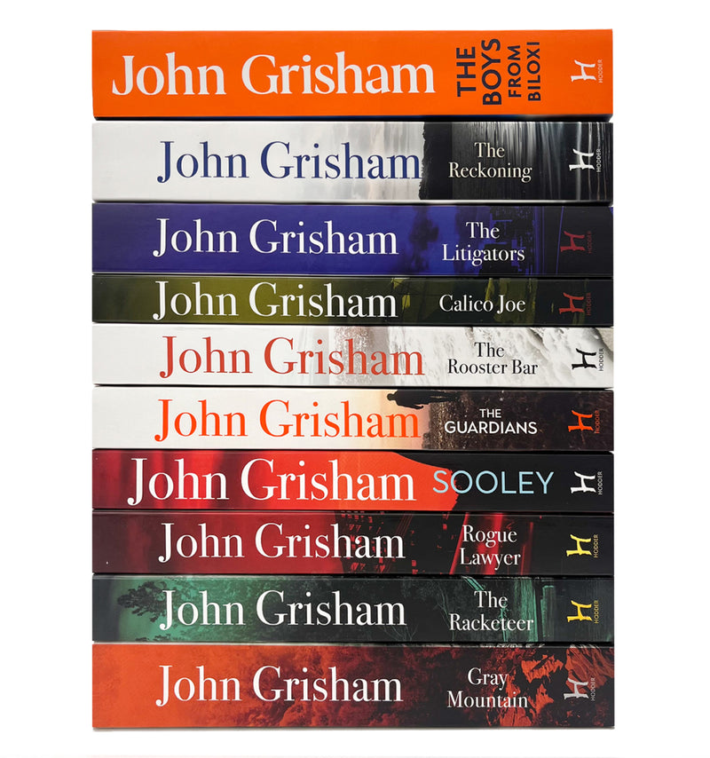 ["9780678466636", "adult fiction", "Adult Fiction (Top Authors)", "adult fiction book collection", "adult fiction books", "adult fiction collection", "Calico Joe", "courtroom", "courtroom thriller", "Gray Mountain", "john grisham", "john grisham books", "john grisham collection", "john grisham series", "john grisham set", "legal thrillers", "political fiction", "political thrillers", "Rogue Lawyer", "Sooley", "The Boys From Biloxi", "The Guardians", "The Litigators", "The Racketeer", "The Reckoning", "The Rooster Bar", "thriller", "thriller books", "thrillers", "thrillers books"]