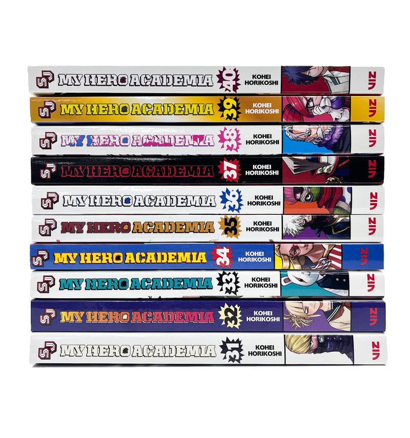 ["9780678467237", "Anime & Manga", "anime books", "anime manga books", "comics", "comics and graphic novels", "comics books", "Comics Graphic Novels", "japanese comics", "kohei horikoshi", "manga", "manga books", "manga books set", "manga collection", "my hero academia", "my hero academia books set", "My Hero Academia Volume 31", "My Hero Academia Volume 32", "My Hero Academia Volume 33", "My Hero Academia Volume 34", "My Hero Academia Volume 35", "My Hero Academia Volume 36", "My Hero Academia Volume 37", "My Hero Academia Volume 38", "My Hero Academia Volume 39", "My Hero Academia Volume 40", "young adults"]