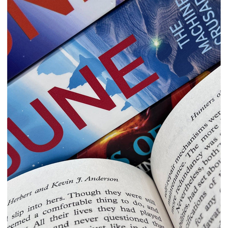 ["9780678468135", "adult fiction", "Adult Fiction (Top Authors)", "adult fiction book collection", "adult fiction books", "adult fiction collection", "Brian Herbert", "dune", "dune sequels", "dune sequels collection", "dune sequels set", "dune series", "dune set", "frank herbert", "frank herbert books", "frank herbert collection", "frank herbert set", "Hunters of Dune", "Kevin J. Anderson", "Legends of Dune", "Legends of Dune collection", "Legends of Dune series", "Legends of Dune set", "Sandworms of Dune", "Sci Fi", "science fiction", "science fiction books", "The Battle Of Corrin", "The Butlerian Jihad", "The Machine Crusade"]