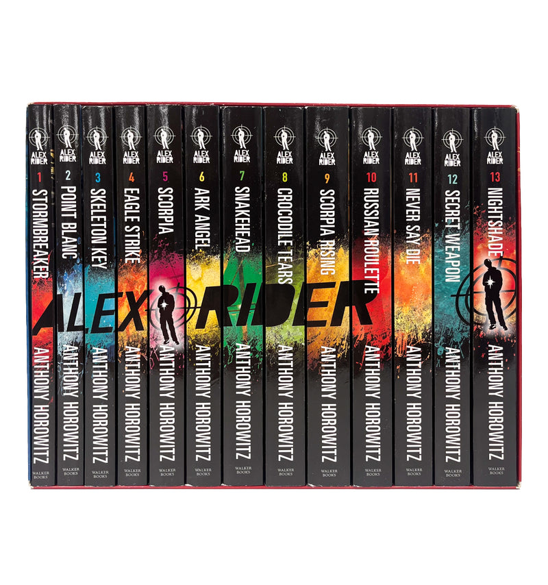 ["9789123975938", "alex rider", "Alex rider book", "alex rider book series", "alex rider books", "alex rider books set", "alex rider collection", "alex rider series", "alex rider series book", "alex rider series books", "alex rider series books collection", "alex rider series Collection", "Alex Rider Undercover: Four Secret Files", "anthony horowitz", "anthony horowitz alex rider", "anthony horowitz alex rider books", "anthony horowitz books", "Ark Angel", "Childrens Books (7-11)", "cl0-low", "cl0-VIR", "Crocodile Tears", "Eagle Strike", "Never Say Die", "Point Blanc", "rider books", "Russian Roulette", "Scorpia", "Scorpia Rising", "Skeleton Key", "Stormbreaker", "young adults"]