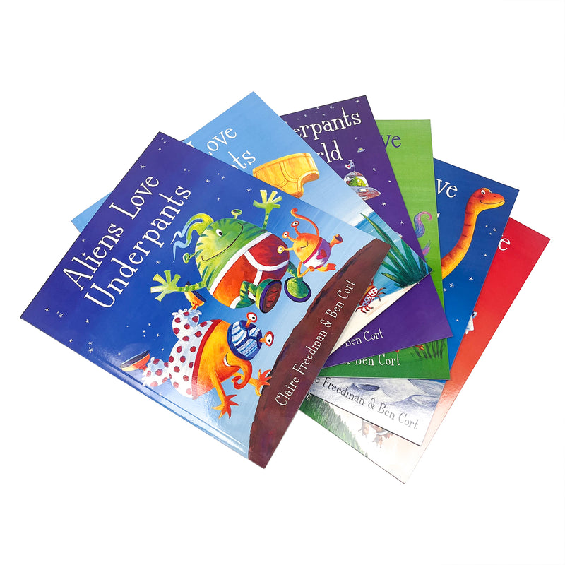 monsters love underpants book Aliens Love Underpants Collection 6 Children Picture Books Set Pirates