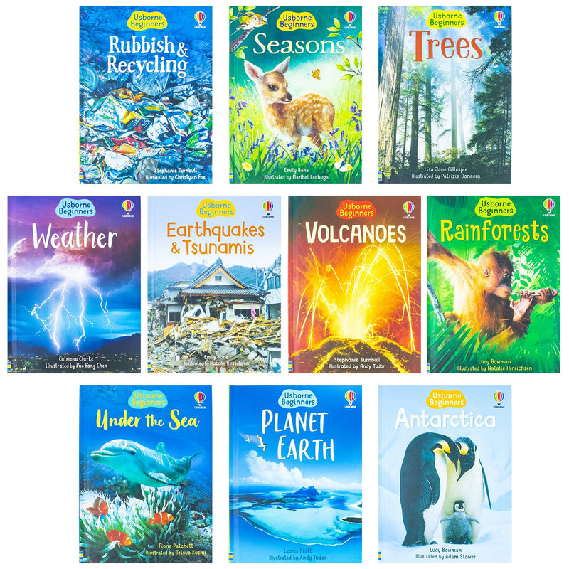 Usborne Beginners Our World Series 10 Books Collection Box Set (Planet