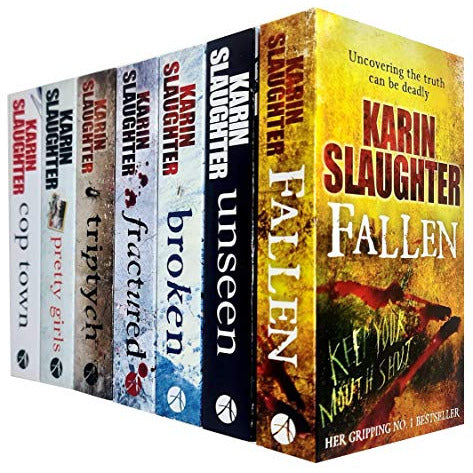 Will Trent Series Karin Slaughter Collection 7 Books Set (Fallen, Unseen, Broken, Fractured, Triptych, Pretty Girls, Cop Town)