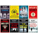 Tom Wilde Series 8 Books Collection Set By Rory Clements (Corpus, Nucleus, Nemesis, Hitler's Secret, A Prince and a Spy, The Man in the Bunker, The English Führer and A Cold Wind From Moscow)