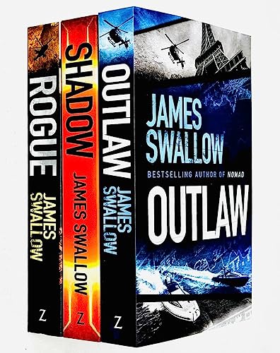 James Swallow Marc Dane Series 4-6 Collection 3 Books Set (Shadow, Rogue, Outlaw)