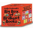 Leslie Patricelli's Big Box of Brilliant Books - 8 Board Books Collection Set (Higher! Higher!, On My Potty, In The Bath, Huggy Kissy, Tickle, Toot, No No Yes Yes and Quiet Loud)