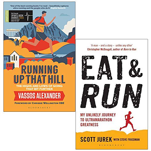 Running Up That Hill By Vassos Alexander & Eat and Run By Scott Jurek and Steve Friedman 2 Books Collection Set