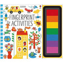 Fingerprint Activities 4 Books Collection Set (Under the Sea, Fingerprint Activities, Dinosaurs, Bugs)