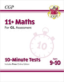 CGP 11+ GL 10-Minute Tests Bundle – Ages 9-10 (Maths, English, Verbal Reasoning, Non-Verbal Reasoning)