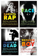 Benjamin Zephaniah Collection 4 Books Set (Gangsta Rap, Face, Teacher's Dead and Refugee Boy)